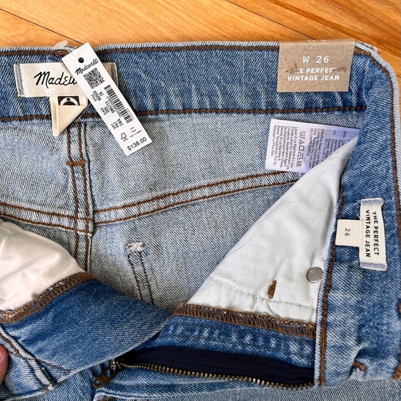 NWT Madewell The Perfect Vintage Jean - 26 - Picture 2 of 3